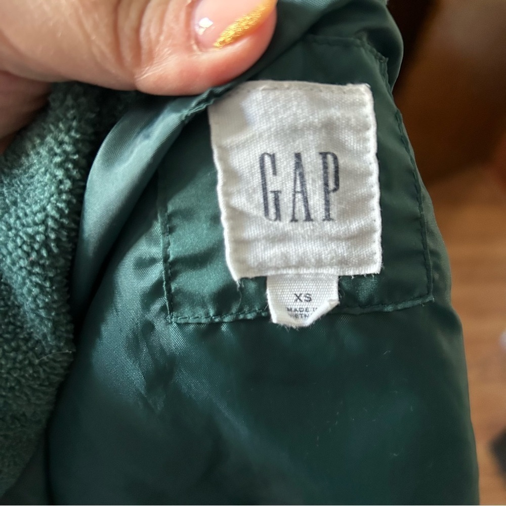 Gap Green Puffer Winter Jacket - image 5